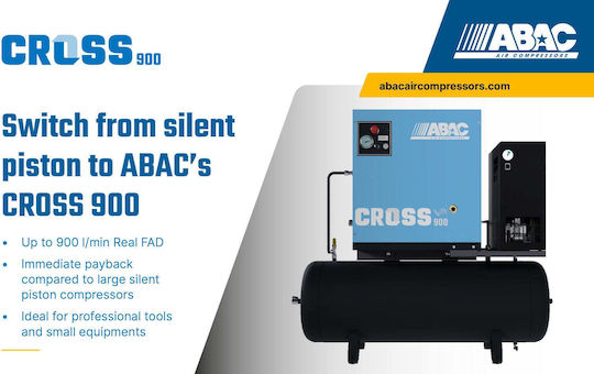 Abac Compresor de aer cu Putere 10hp și Rezervor de aer 200lt 1839025642