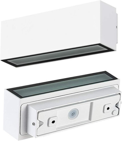 Lampa Iluminat Exterior Montat Pe Perete Etanș Led 12W 3000K 18x6.5x7cm Lampa Iluminat Exterior Montat Pe Perete Etanș Led 12W 3000K 18x6.5x7cm