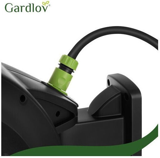 Gardlov Automatic Wall Mounted Garden Hose Box with 30m Hose