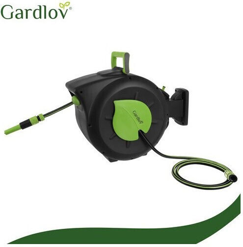 Gardlov Automatic Wall Mounted Garden Hose Box with 30m Hose