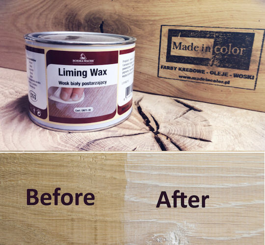 Borma Wachs Liming Wax Weiß Matt 375ml