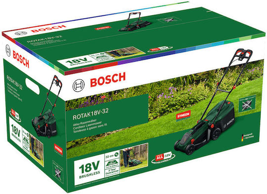 Bosch ROTAK18V-32 Mașină de Tuns Iarba cu Baterie