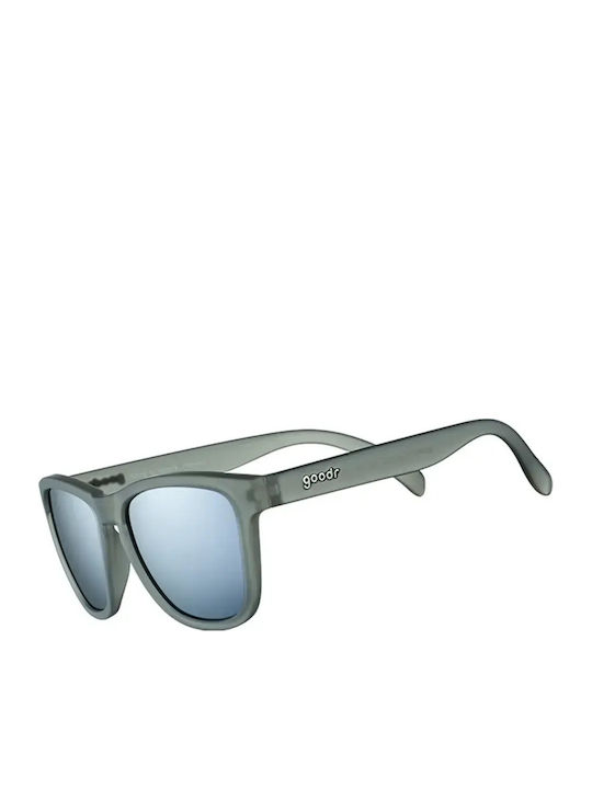 Goodr Going To Valhalla Witness Unisex Sunglasses with Gray Horn-Rimmed Frame and Gray Polarized Lenses