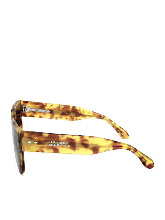 Women's Sunglasses with Brown Tartaruga Plastic Frame