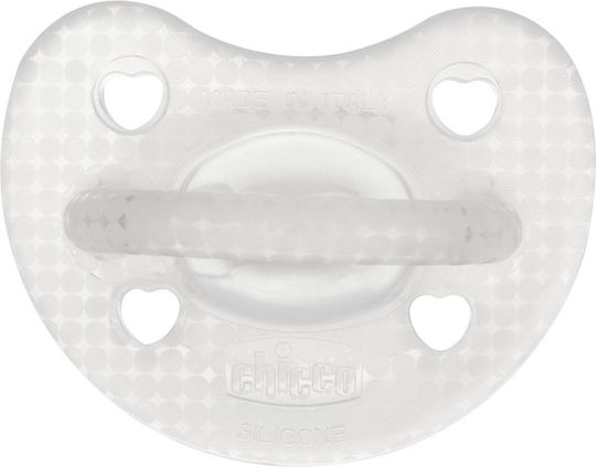 Chicco Physio Forma Soft Orthodontic Pacifiers Silicone Soft Crystal for 2+ months 2pcs