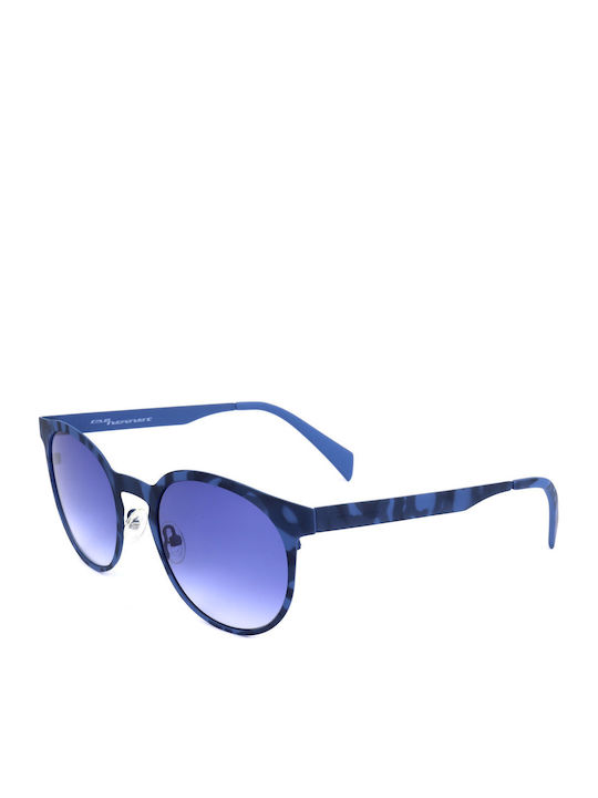 Italia Independent Unisex Sunglasses with Blue Metal Frame and Blue Gradient Lens 0023.023.000