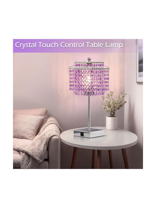 Lampa Настолна Лампа за Цокъл Вграден LED в Лилав Цвят