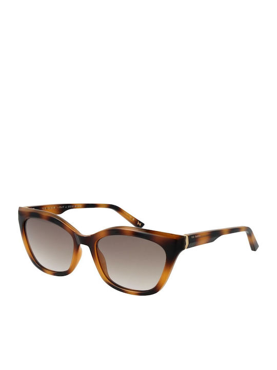 Ted Baker Tb1639 Women's Sunglasses with Multicolour Horn-Rimmed Frame and Multicolour Gradient Lens TB1639 136