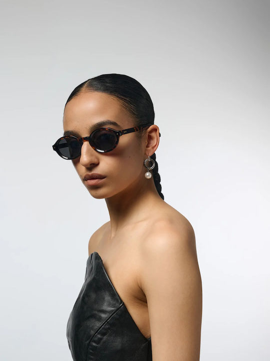 Komono Unisex Sunglasses with Brown Tartaruga Frame KOM-S10902