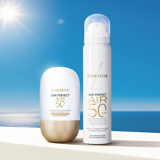 Lancaster Sun Perfect Air Daily Invisible Glow Booster Sunscreen Face Lotion SPF50 40ml