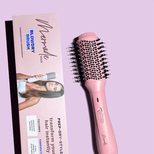 Mermade Hair Blow Dry Brush Electric Brush with Air for Curls