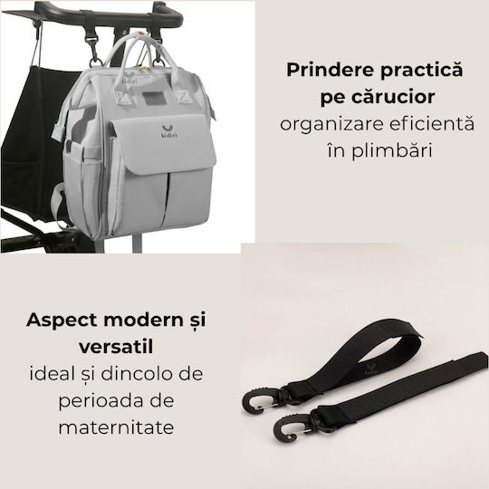 Kidizi Kidizi Wickeltasche Rucksack Grau