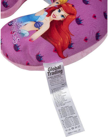 Colzani Βρεφικό Μαξιλάρι Ταξιδιού Ροζ Princess Sleeping Beauty