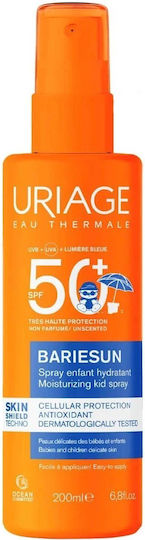 Uriage Promo Bariésun Spray Spf50+ Waterproof Kids Sunscreen 200ml + Xemose Cleansing Soothing Oil 50ml