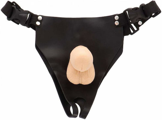 Toyz4lovers BestSeller Massive Strap-On Harness with Dildo in Flesh Colour