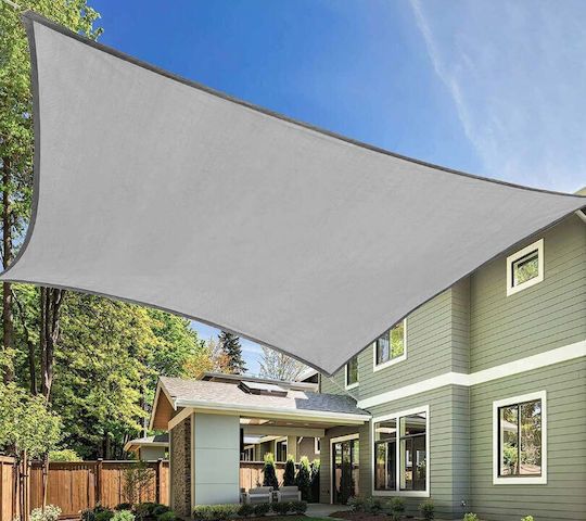 Sidirela Plasă de Umbră Gri cu Inele 2.5x4m 170gr/m²