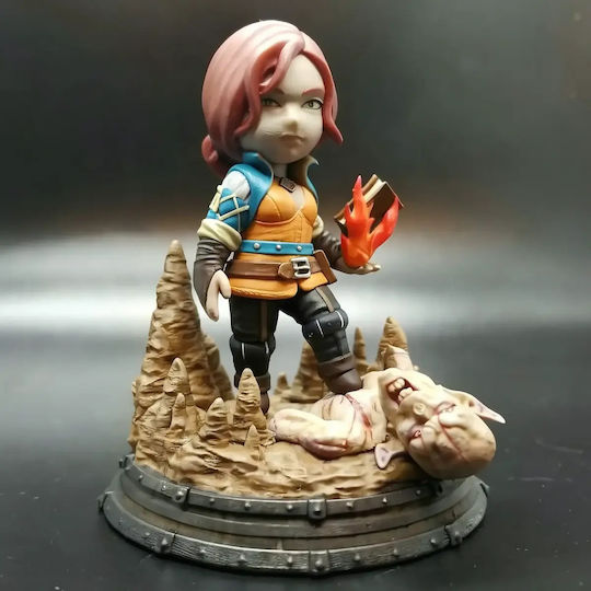 Φιγούρα Witcher Chibi Set 4 Models 3d Εκτυπωμένη-11 4 Cm 1:16