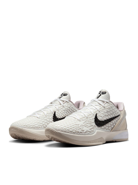 Nike Kobe 6 Protro FQ3546-100 Sail Low Basketball Shoes Sail Black