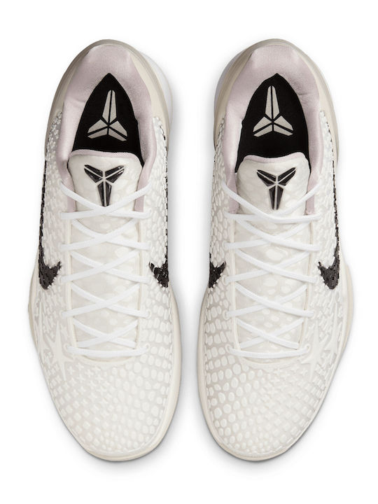Kobe 6 Protro Sail Low Basketball Shoes Sail Black Light Bone White Platinum Violet