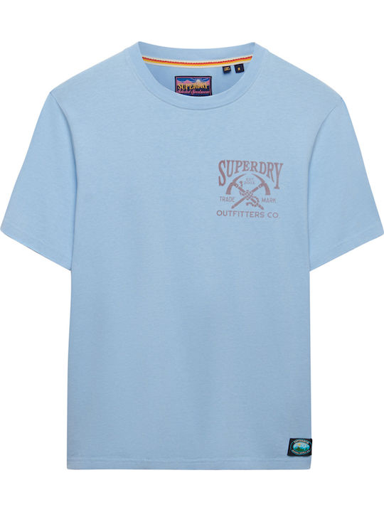 Outdoors Mountain T-shirt Blue M1012358A-VYJ