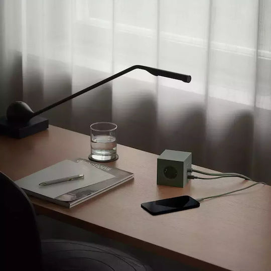 AVOLT Avolt Square PowerCube 3 Θέσεων με 1 USB-C και Καλώδιο 1.8m Πράσινο