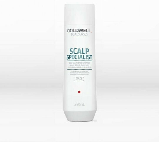Goldwell Dualsenses Scalp Specialist Шампоан за Дълбоко Почистване и Блясък за Мазнинисти Коси 250мл
