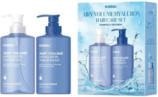 Feuchtigkeitsspendendes Shampoo Mehr Volumen Glanz Kundal Airy Volume Hyaluron Shampoo 500 ml