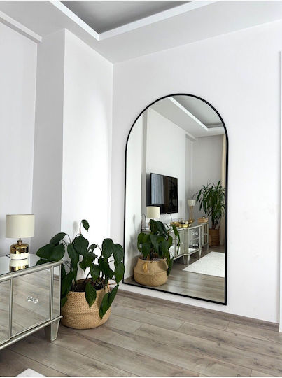 SteweHome STE-010353-P10353 Καθρέπτης Ολόσωμος Οβάλ Μαύρος 180x100cm SteweHome STE-010353-P10353 Καθρέπτης Ολόσωμος Οβάλ Μαύρος 180x100cm