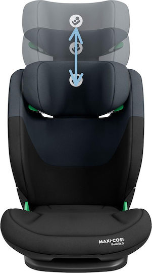 Maxi-Cosi RodiFix S Καθισματάκι Αυτοκινήτου High-back Booster i-Size με Isofix Tonal Black 15-36 kg