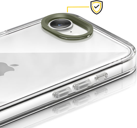 RhinoShield Handykameraschutz Iphone 16e Anti-Kratz Linse Kontur Grün