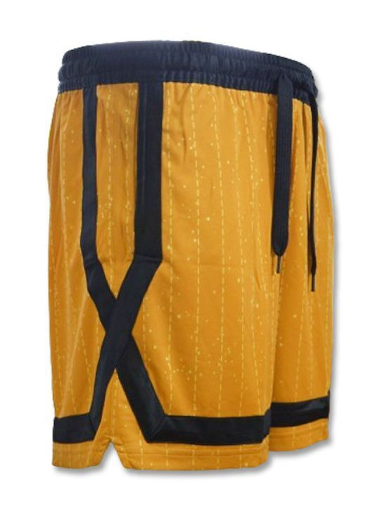 Swoosh Fly Crossover Γυναικεία Αθλητική Βερμούδα Dri-Fit Χρυσή