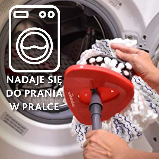Vileda Microfibre Περιστρεφόμενη Ανταλλακτικό Σφουγγαρίστρας