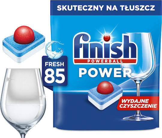 Finish Power All-in-1 85 Capsule Pentru Mașina de Spălat Vase Ecologice