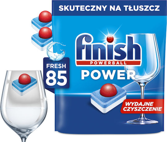 Finish Power All-in-1 85 Capsule Pentru Mașina de Spălat Vase Ecologice