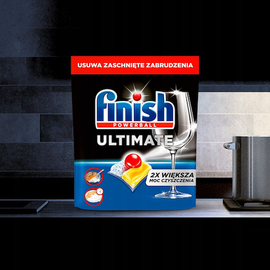 Finish Ultimate Επαγγελματικές 100 Κάψουλες Πλυντηρίου Πιάτων
