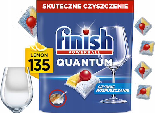 Finish Quantum 135 Капсули За Съдомиялна Машина