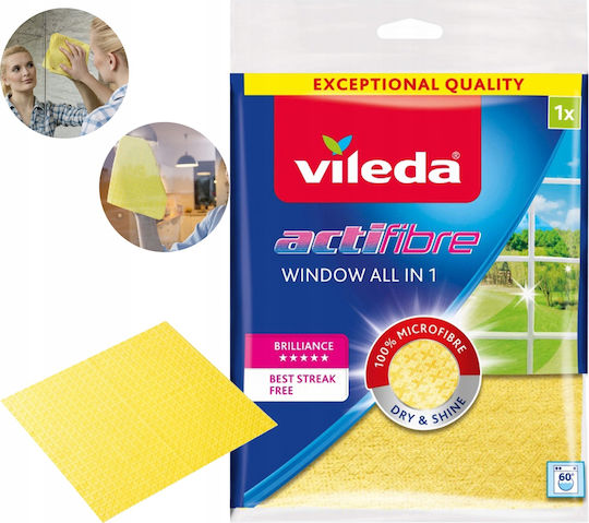Vileda Actifibre Window Cloth 1 Pc