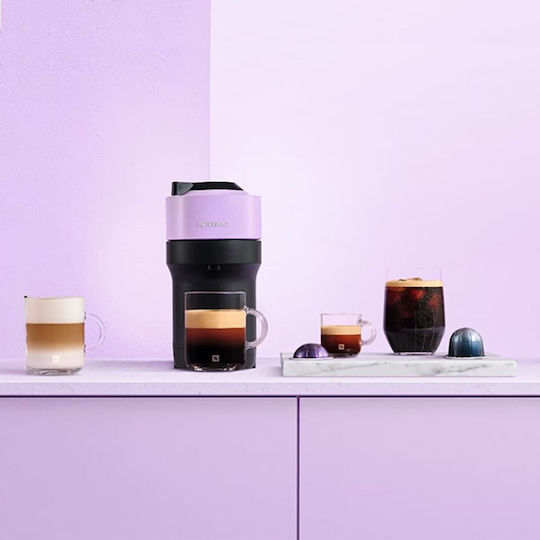 Nespresso Pod Coffee Machine for Nespresso Capsules Pressure 19bar Purple