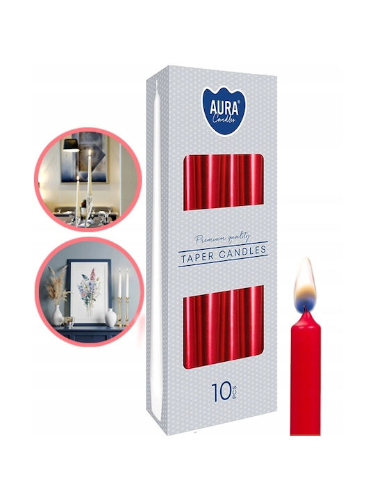 Aura Glass Αρωματικό Κερί Κηροπηγίου με Άρωμα Cotton 10τμχ