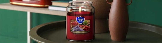 Aura Glass Aromatic Candle In Jar With Cinnamon Scent