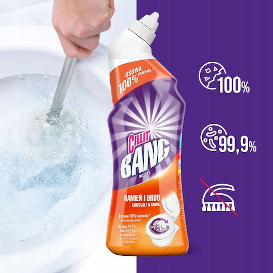 Reckitt Gel Καθαρισμού Λεκάνης με Άρωμα Φρεσκάδας 750ml