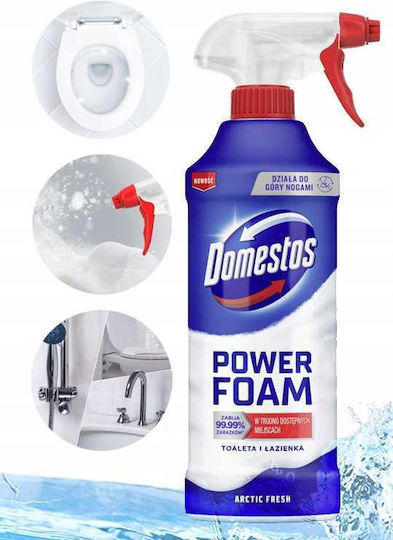Domestos Професионален Power Почистващ Продукт За Баня Спрей За Тоалетна С Аромат Свежест 435мл