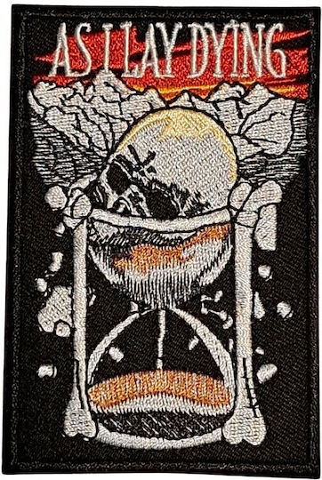 Ραφτό Horns Up Skull Woven Iron On Embroidered Patch Hru66wip