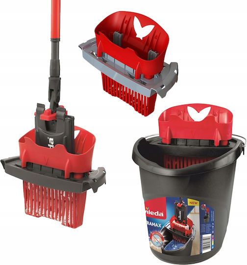 Vileda Găleată cu Stoarcător din Plastic Ultramax Capacitate 13l