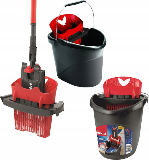 Vileda Găleată cu Stoarcător din Plastic Ultramax Capacitate 13l
