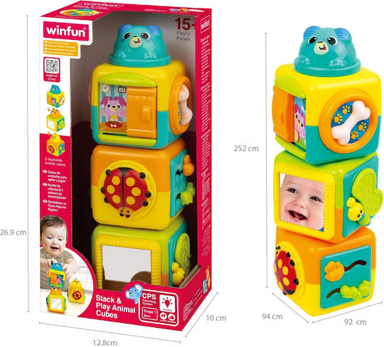 Winfun Activity Cube Play Animal with Lights and Sounds