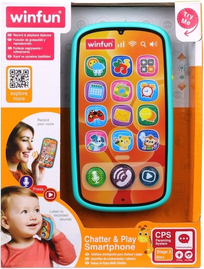 Winfun Winfun Baby Activity Toys Toy Telephone with Lights for 6+ Months