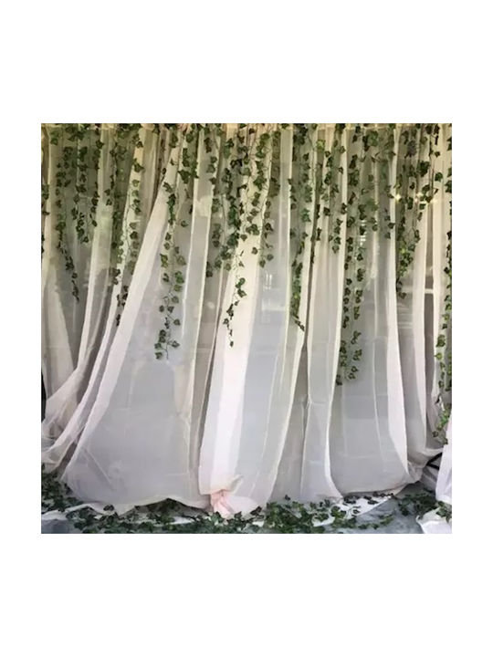 Set 12 Artificial Ivy Garlands 25.2 M Green