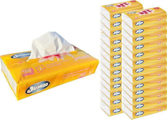 Universal Taschentücher 150 Stück Elefanten Jumbo Smart Folie 2-lagig 27 Packungen