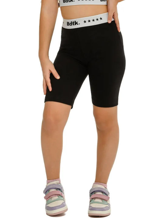 Kids Legging Sports Short Black